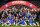 Chelsea players celebrate their Europa League victory on Wednesday.