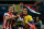MADRID, SPAIN - MAY 17:  Radamel Falcao (R) of Atletico de Madrid holds the trophy in celebration with his teammate Saul during the Copa del Rey Final match between Real Madrid CF and Club Atletico de Madrid at Estadio Santiago Bernabeu on May 17, 2013 in Madrid, Spain. (Photo by Gonzalo Arroyo/ Getty Images)