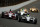 INDIANAPOLIS, IN - MAY 26:  (Lead cars L-R) Marco Andretti, driver of the #25 RC Cola Chevrolet and Tony Kanaan of Brazil, driver of the Hydroxycut KV Racing Technology-SH Racing Chevrolet, leads a pack of cars during the IZOD IndyCar Series 97th running of the Indianapolis 500 mile race at the Indianapolis Motor Speedway on May 26, 2013 in Indianapolis, Indiana.  (Photo by Chris Graythen/Getty Images)