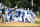 June 11, 2013; Chapel Hill, NC, USA; North Carolina Tar Heels players celebrate their victory over the South Carolina Gamecocks during the Chapel Hill Super Regional of the NCAA baseball tournament at Boshamer Stadium. The Tar Heels defeated the Gamecocks 5-4. Mandatory Credit: James Guillory-USA TODAY Sports