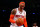 NEW YORK, NY - MAY 16:  Carmelo Anthony #7 of the New York Knicks celebrates after a basket against the Indiana Pacers during Game Five of the Eastern Conference Semifinals of the 2013 NBA Playoffs at Madison Square Garden on May 16, 2013 in New York City. NOTE TO USER: User expressly acknowledges and agrees that, by downloading and or using this photograph, User is consenting to the terms and conditions of the Getty Images License Agreement.  (Photo by Elsa/Getty Images)
