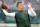 Aug. 18, 2013; East Rutherford, NJ, USA; New York Jets quarterback Matt Simms (5) warms up before the game at MetLife Stadium. Mandatory Credit: Debby Wong-USA TODAY Sports