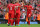 LIVERPOOL, ENGLAND - SEPTEMBER 01:  Daniel Sturridge of Liverpool celebrates with his team-mates at the end of the Barclays Premier League match between Liverpool and Manchester United at Anfield on September 01, 2013 in Liverpool, England.  (Photo by Alex Livesey/Getty Images)