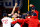 BOSTON, MA - OCTOBER 19:  Koji Uehara #19 of the Boston Red Sox celebrates after defeating the Detroit Tigers in Game Six of the American League Championship Series at Fenway Park on October 19, 2013 in Boston, Massachusetts. The Red Sox defeated the Tigers 5-2 to clinch the ALCS in six games.  (Photo by Jared Wickerham/Getty Images)