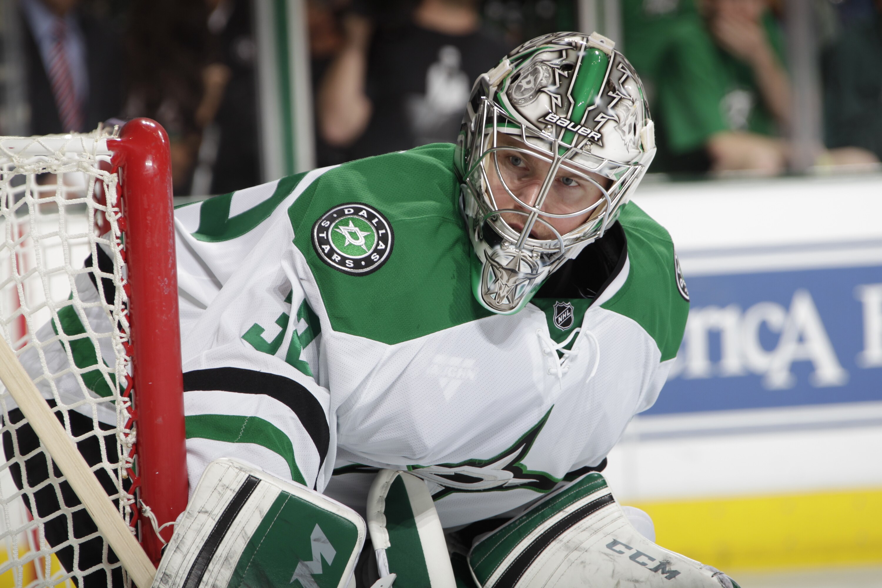 Dallas Stars' goalie Kari Lehtonen