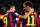 BARCELONA, SPAIN - NOVEMBER 01:  Alexis Sanchez of FC Barcelona celebrates with his team-mate Neymar of FC Barcelona after scoring the opening goal during the La Liga match between FC Barcelona and RCD Espanyol at Camp Nou on November 1, 2013 in Barcelona, Spain.  (Photo by David Ramos/Getty Images)
