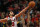 CHICAGO, IL - APRIL 11: Joakim Noah #13 of the Chicago Bulls blocks a shot by Rodney Stuckey #3 of the Detroit Pistons at the United Center on April 11, 2014 in Chicago, Illinois. The Bulls defeated the Pistons 106-98. NOTE TO USER: User expressly acknowledges and agrees that, by downloading and or using this photograph, User is consenting to the terms and conditions of the Getty Images License Agreement. (Photo by Jonathan Daniel/Getty Images)
