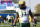 North Dakota State offensive tackle Billy Turner warms up before an NCAA college football game versus Indiana State in Terre Haute, Ind., Saturday, Oct. 26, 2013.  (AP Photo/Brent Smith)