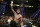 Floyd Mayweather Jr. celebrates his WBC-WBA welterweight title boxing fight victory over Marcos Maidana Saturday, May 3, 2014, in Las Vegas. (AP Photo/Eric Jamison)