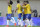 Brazil's Willian, left,  celebrates with teammates after scoring against Panama's during a friendly soccer match at the Serra Dourada stadium in Goiania, Brazil, Tuesday, June 3, 2014.  Brazil is preparing for the World Cup soccer tournament that starts on 12 June. (AP Photo/Andre Penner)