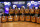 FILE - In this May 21, 2013 file photo, NBA basketball team representatives sit onstage at the start of the NBA draft lottery in New York. The draft lottery is Tuesday, May 20, 2014, a night some teams appeared to be aiming toward for months during a season featuring plenty of talking about tanking. The winner gets the No. 1 pick in next month's draft, when an Andrew Wiggins or Jabari Parker might make all of this season's misery worth it. (AP Photo/Jason DeCrow, File)