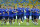 Bosnia's Edin Dzeko, center, jogs with teammates during a training session at the Maracana Stadium in Rio de Janeiro, Brazil, Saturday, June, 14, 2014. Bosnia-Herzegovina will face Argentina in group F of the 2014 soccer World Cup at the stadium on Sunday. (AP Photo/Victor R. Caivano)