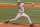 Texas' Nathan Thornhill (36) throws against Houston in the third inning of an NCAA college baseball tournament super regional game in Austin, Texas, Friday, June 6, 2014.  (AP Photo/Michael Thomas)
