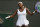 Serena Williams of U.S. gestures during the women's singles match against Alize Cornet of France at the All England Lawn Tennis Championships in Wimbledon, London, Saturday, June 28, 2014. (AP Photo/Sang Tan)