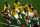 BRASILIA, BRAZIL - JUNE 19: James Rodriguez #10 of Colombia celebrates by dancing with teammates after scoring his team's first goal during the 2014 FIFA World Cup Brazil Group C match between Colombia and Cote D'Ivoire at Estadio Nacional on June 19, 2014 in Brasilia, Brazil.  (Photo by Adam Pretty/Getty Images)