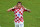 MANAUS, BRAZIL - JUNE 18:  Mario Mandzukic of Croatia celebrates scoring the third goal during the 2014 FIFA World Cup Brazil Group A match between Cameroon and Croatia at Arena Amazonia on June 18, 2014 in Manaus, Brazil.  (Photo by Stu Forster/Getty Images)