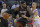 Miami Heat's LeBron James, left, drives the ball against Golden State Warriors' Stephen Curry during the second half of an NBA basketball game Wednesday, Feb. 12, 2014, in Oakland, Calif. (AP Photo/Ben Margot)