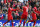 LIVERPOOL, ENGLAND - AUGUST 17:  Daniel Sturridge (L) of Liverpool celebrates his goal with Steven Gerrard during the Barclays Premier League match between Liverpool and Southampton at Anfield on August 17, 2014 in Liverpool, England.  (Photo by Alex Livesey/Getty Images)