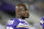 Minnesota Vikings running back Adrian Peterson watches from the sidelines against the Oakland Raiders during the second half of a preseason NFL football game at TCF Bank Stadium in Minneapolis, Friday, Aug. 8, 2014. (AP Photo/Ann Heisenfelt)