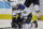 St. Louis Blues center David Backes (42) kneels on the ice after he was injured during the first period of an NHL hockey game against the Dallas Stars, Tuesday, Oct. 28, 2014, in Dallas. (AP Photo/LM Otero)