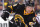 BOSTON, MA - NOVEMBER 15 : Joe Morrow #45 of the Boston Bruins passes the puck against the Carolina Hurricanes at the TD Garden on November 15, 2014 in Boston, Massachusetts.  (Photo by Brian Babineau/NHLI via Getty Images)