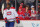 NEWARK, NJ - JANUARY 02: Fans of the Montreal Canadiens watch P.K. Subban #76 and pregame warmups prior to the game against the New Jersey Devils during at the Prudential Center on January 2, 2015 in Newark, New Jersey. (Photo by Andy Marlin/NHLI via Getty Images)