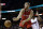 Los Angeles Clippers forward Blake Griffin (32) passes the ball as Miami Heat forward Danny Granger, left, and center Chris Bosh (1) defend in the second half of an NBA basketball game, Thursday, Nov. 20, 2014, in Miami. (AP Photo/Lynne Sladky)