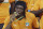 Ivory Coast's soccer player Gervinho, celebrates with a medal after winning their African Cup of Nations final soccer match against Ghana in Bata, Equatorial Guinea, Sunday, Feb. 8, 2015. (AP Photo/Sunday Alamba)