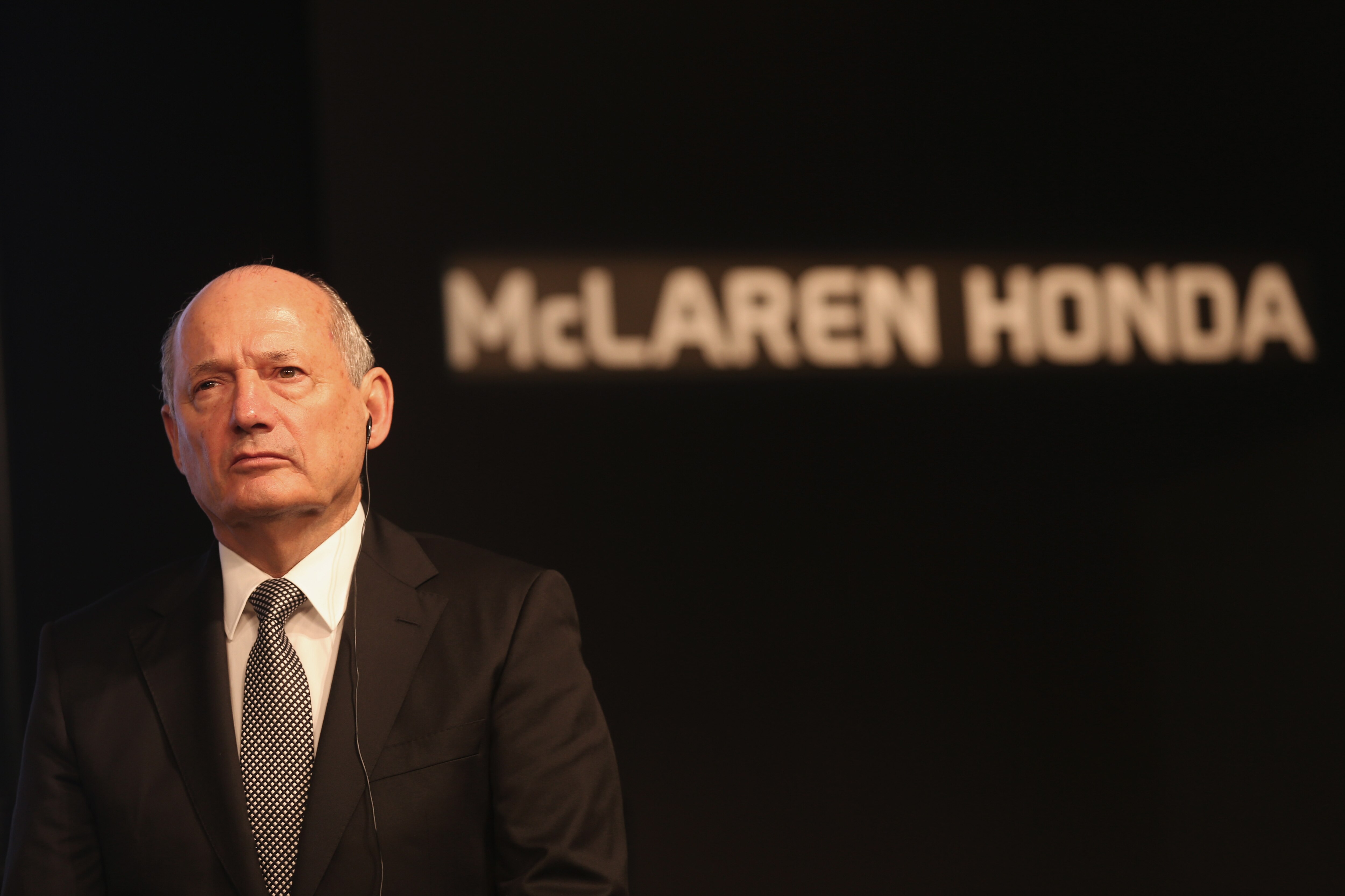 McLaren CEO Ron Dennis.