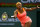 Serena Williams hits a forehand during her quarterfinal match at the BNP Paribas Open at Indian Wells.