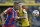 Bayern's Jerome Boateng, left, and Dortmund's Marco Reus challenge for the ball during the German Bundesliga soccer match between Borussia Dortmund and Bayern Munich in Dortmund, Germany, Saturday, April 4, 2015.  (AP Photo/Martin Meissner)