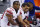 New York Giants wide receiver Victor Cruz (80) and fullback Henry Hynoski sit on the bench during the fourth quarter of an NFL football game against the Detroit Lions in Detroit, Monday, Sept. 8, 2014. The Lions defeated the Giants, 35-14. (AP Photo/Paul Sancya)