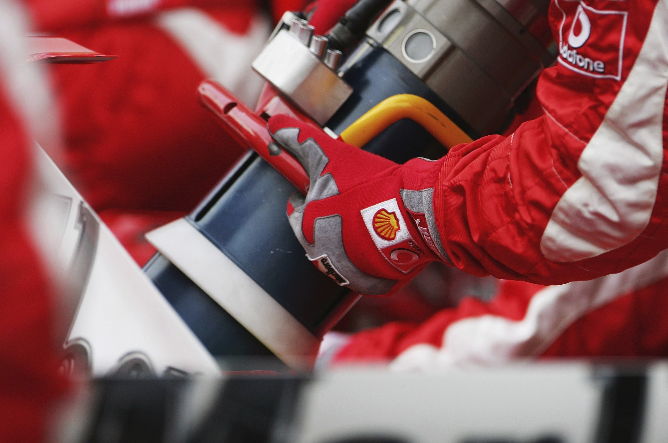 F1 refuelling rig.