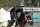 Jockey Christophe Soumillon tests the track at Churchill Downs in Louisville, Ky., Wednesday, April 29, 2015, aboard his Kentucky Derby hopeful Mubtaahij.  (AP Photo/Garry Jones)