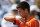 Serbia's Novak Djokovic wipes his face as he plays Switzerland's Stan Wawrinka during their final match of the French Open tennis tournament at the Roland Garros stadium, Sunday, June 7, 2015 in Paris.  (AP Photo/Francois Mori)
