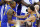 Golden State Warriors guard Stephen Curry (30), right, and guard Andre Iguodala (9) celebrate after winning Game 6 of basketball's NBA Finals in Cleveland, Tuesday, June 16, 2015. The Warriors defeated the Cavaliers 105-97 to win the best-of-seven game series 4-2. (AP Photo/Paul Sancya)