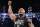 Dwayne Johnson aka The Rock reacts during Wrestlemania XXX at the Mercedes-Benz Super Dome in New Orleans on Sunday, April 6, 2014. (Jonathan Bachman/AP Images for WWE)