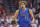 Dallas Mavericks' Dirk Nowitzki (41) reacts during the first half of Game 2 in an NBA basketball first-round playoff series against the Houston Rockets, Tuesday, April 21, 2015, in Houston. (AP Photo/David J. Phillip)