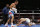 Sergey Kovalev knocks down Nadjib Mohammedi during their light heavyweight title boxing bout Saturday, July 25, 2015, in Las Vegas. (AP Photo/John Locher)