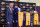 Los Angeles Lakers general manager, Mitch Kupchak, far left, introduces three NBA veterans, Roy Hibbert, 17, Lou Williams, 23, and Brandon Bass, 2, during a news conference in El Segundo, Calif., on Wednesday, July 22, 2015. Hibbert is a two-time NBA All-Star center eager to revitalize his career after seven seasons in Indiana while Williams was the Sixth Man of the Year with Toronto last season. (AP Photo/Greg Beachman)
