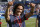 MONTREAL, QC - AUGUST 1: Edinson Cavani of PSG greets fans after winning the 2015 Trophee des Champions between Paris Saint-Germain (PSG) and Olympique Lyonnais (OL) at Stade Saputo on August 1, 2015 in Montreal, Quebec, Canada. (Photo by Jean Catuffe/Getty Images)