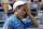 Kei Nishikori shows his frustration during his first-round match at the U.S. Open.