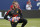 Manchester United goalkeeper David De Gea warms up before an International Champions Cup soccer match against Paris Saint-Germain on Wednesday, July 29, 2015, in Chicago. (AP Photo/Kamil Krzaczynski)