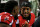 ATLANTA, GA - AUGUST 14: Vic Beasley #44 of the Atlanta Falcons talks to a teammate on the sidelines in the first half of a preseason game against the Tennessee Titans at the Georgia Dome on August 14, 2015 in Atlanta, Georgia.  (Photo by Daniel Shirey/Getty Images)