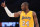 Kobe Bryant of the  Los Angeles Lakers gestures on court during NBA action against the Miami Heat at Staples Center in Los Angeles, California.  AFP PHOTO / ROBYN BECK        (Photo credit should read ROBYN BECK/AFP/Getty Images)