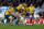 Australia's Rob Simmons makes a run against Argentina during their Rugby World Cup semifinal match at Twickenham Stadium, London, Sunday, Oct. 25, 2015. (AP Photo/Christophe Ena)