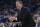 Minnesota Timberwolves coach Flip Saunders argues a call during the second half of the team's NBA basketball game against the Golden State Warriors on Saturday, April 11, 2015, in Oakland, Calif. The Warriors won 110-101. (AP Photo/Marcio Jose Sanchez)