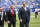Indianapolis Colts owner Jim Irsay, left, and general manager Ryan Grigson before an NFL football game against the New Orleans Saints in Indianapolis, Sunday, Oct. 25, 2015.(AP Photo/R Brent Smith)