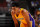ANAHEIM, CA - OCTOBER 22:  D'Angelo Russell #1 of the Los Angeles Lakers looks on against the Golden State Warriors during a preseason game on October 22, 2015 at Honda Center in Anaheim, California. NOTE TO USER: User expressly acknowledges and agrees that, by downloading and/or using this Photograph, user is consenting to the terms and conditions of the Getty Images License Agreement. Mandatory Copyright Notice: Copyright 2015 NBAE (Photo by Juan Ocampo/NBAE via Getty Images)