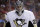 Pittsburgh Penguins goalie Marc-Andre Fleury (29) pauses during a time-out in the second period of an NHL hockey game against the Washington Capitals, Wednesday, Oct. 28, 2015, in Washington. (AP Photo/Alex Brandon)
